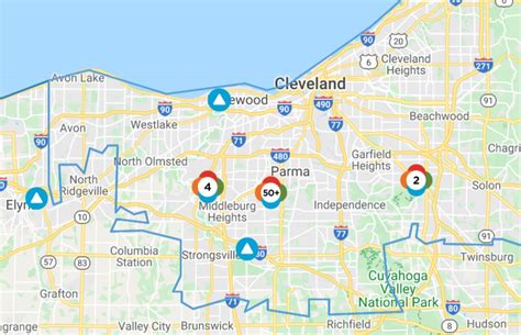 power outages in cuyahoga county|cleveland news 5 power outages.